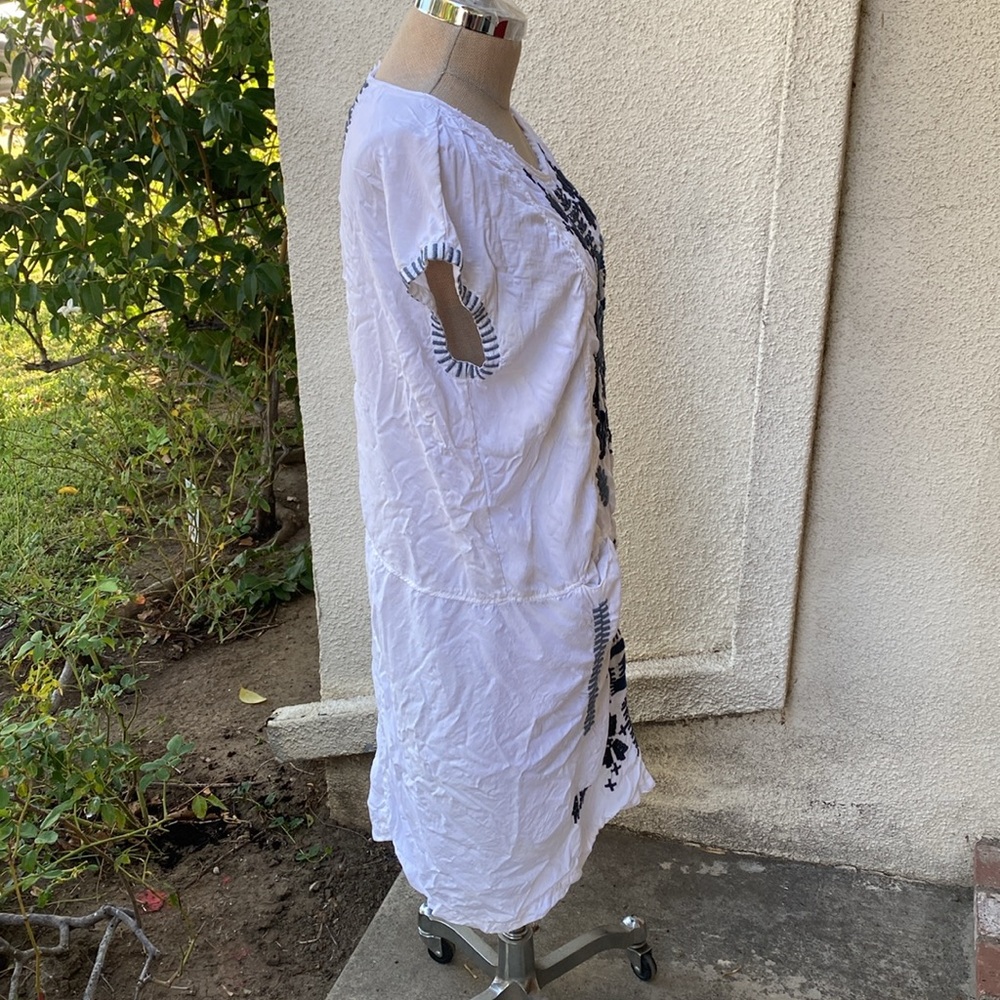Johnny Was/Biya Johnny Was bohemian Aztec style dress w/ embroidery & pockets - Picture 6 of 15